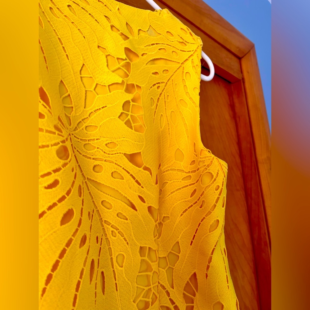 Banana Republic 6 Yellow Dress - Picture 8 of 8